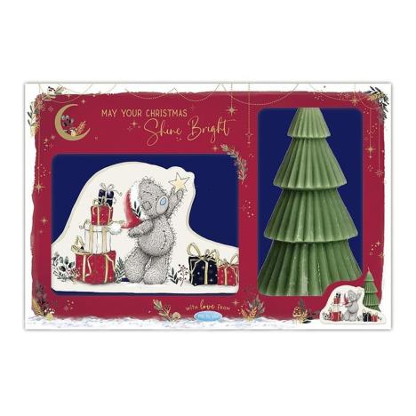 Christmas Tree Shaped Candle & Tray Me to You Bear Gift Set £12.99